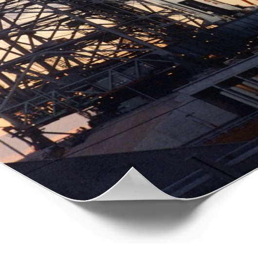 Poster Apollo 8 sur le plan de lancement (Coin)