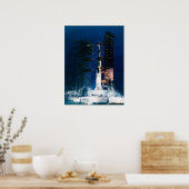 Poster Apollo 9 sur le plan de lancement (Cuisine)