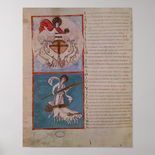Poster Apollo comme le Soleil et Diana comme la Lune (Devant)
