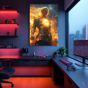 Poster Apollon, Dieu du Soleil - Porteur de Lumière