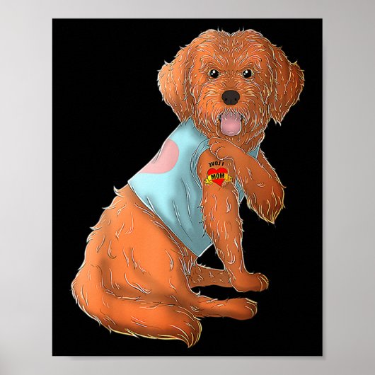 Poster Apoo I Loo Maman Tattoo Chien Chemise Fantastique  (Devant)