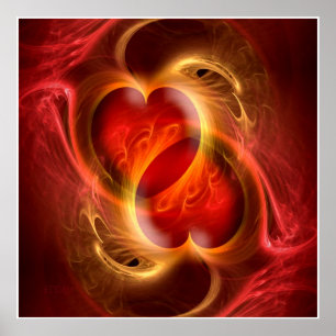 Poster Apophyse Coeur fractal par coeur + vos idées