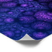 Poster Apophyse fractale - Fusion d'atomes (Coin)