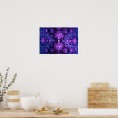 Poster Apophyse fractale - Fusion d'atomes (Cuisine)