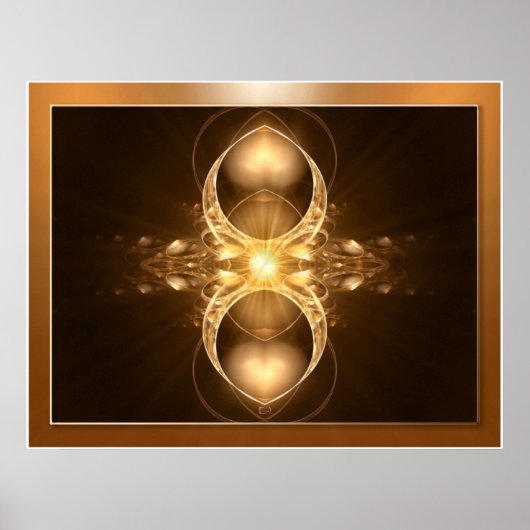 Poster Apophysis Fractal - OPEN YOUR BEAUTY (Devant)