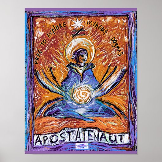 Poster Apostatenaut - explorer sans dogmes (Devant)