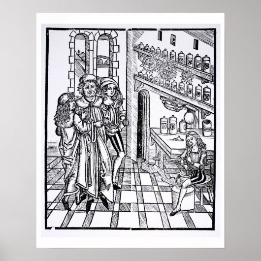 Poster Apothecary's shop (Devant)