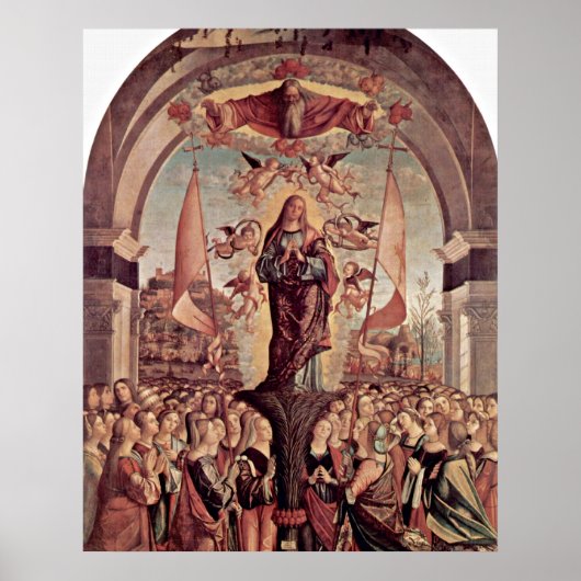 Poster Apothéose de St Ursula par Vittore Carpaccio (Devant)