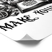 Poster Apothicaire de sorcière jolie Faites votre propre (Coin)