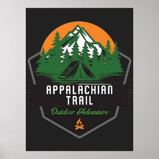 Poster Appalachian Trail Édition été (Devant)