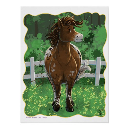 Poster Appaloosa Pony (Devant)