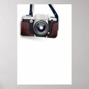 Poster Appareil photo de style vintage