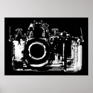 POSTER - APPAREIL PHOTO DE VISION X-RAY - B&W