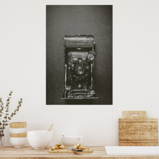 Poster Appareil photo vintage