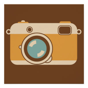 Poster Appareil-photo vintage de viseur