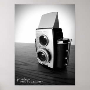 Poster Appareil-photo vintage - réflexe 20 de "brownie"