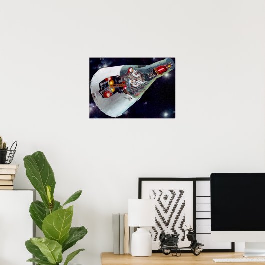 Poster Appareil spatial Gemini (Bureau à domicile)