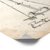 Poster Appareil Tesla Pour Transmettre De L'Énergie Élect (Coin)