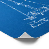 Poster Appareil Tesla Pour Transmettre De L'Énergie Élect (Coin)