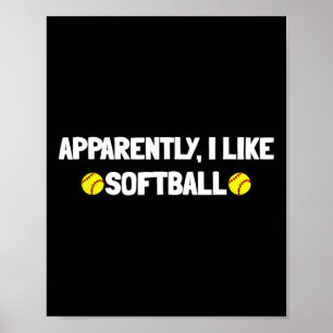Poster Apparemment j'aime Softll -pour les amoureux de So