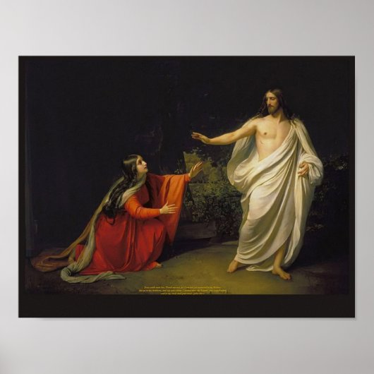 Poster Apparence du Christ à Marie-Madeleine (Devant)