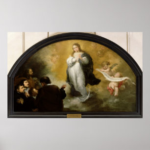 Poster Apparition de la Vierge, 1665