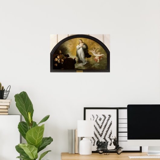 Poster Apparition de la Vierge, 1665 (Bureau à domicile)