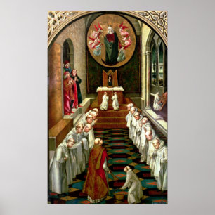 Poster Apparition de la Vierge à une communauté