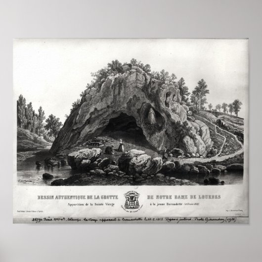 Poster Apparition de la Vierge Marie (Devant)