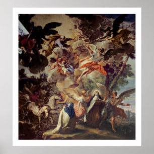 Poster Apparition de saint Joseph à saint Thérèse