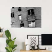Poster Appartement abandonné à louer (Bureau à domicile)