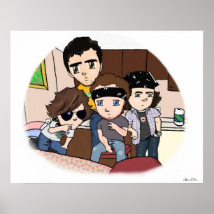 Poster Appartement terrasse d'Anime