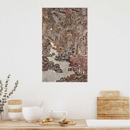 Poster Appartements forestiers à Chii-ch'u par Wang Meng (Cuisine)