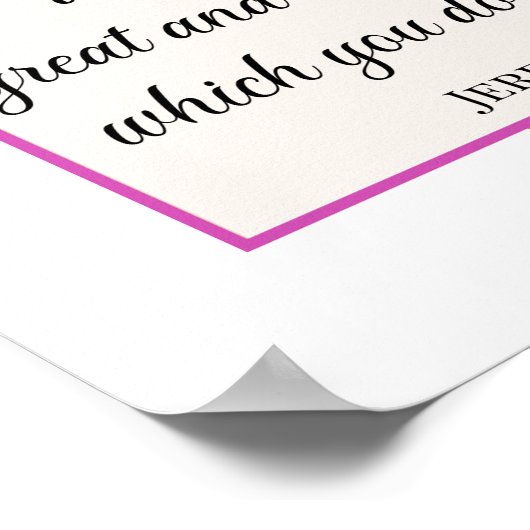 Poster Appel À Moi Bible Verse Jeremiah Christian Gicleé (Coin)