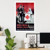 Poster Appel à roulement de la Croix-Rouge (US00203) (Bureau à domicile)