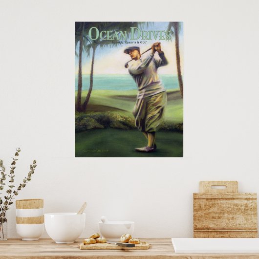 Poster Appel au paradis par Mike Massengale (Cuisine)