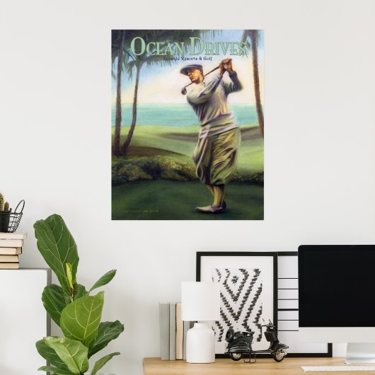 Poster Appel au paradis par Mike Massengale (Bureau à domicile)