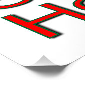 Poster Appel aux aides du Père Noël (Coin)