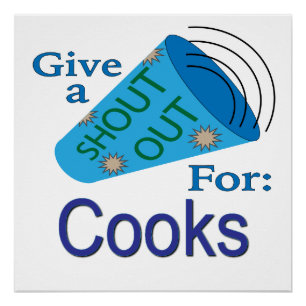 Poster Appel aux cuisiniers