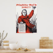 Poster Appel de la Mère-patrie (Cuisine)