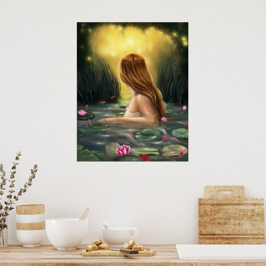 Poster Appel de l'affiche de la mer (Cuisine)