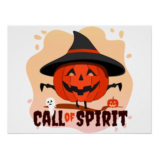Poster Appel de l'Esprit d'Halloween (Devant)