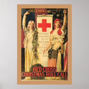 Poster Appel de Noël de la Croix-Rouge