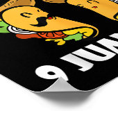 Poster Appel d'urgence Taco 9 Juan Juan Cinco De Mayo Mex (Coin)