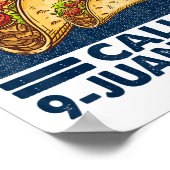 Poster Appel d'urgence Taco 9 Juan Juan Funny Cinco De Ma (Coin)