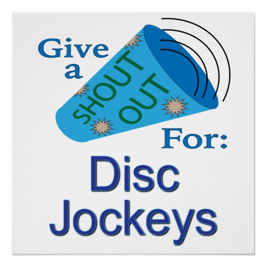 Poster Appel pour les disc jockeys (Devant)