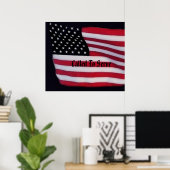 Poster appelé à servir l'affiche (Bureau à domicile)