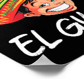 Poster Appelez-Moi El Guapo Funny Parti Mexicain Cinco De (Coin)