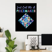 Poster Appelez-Moi Juste Une Couleur De Piecemaker Farbic (Bureau à domicile)