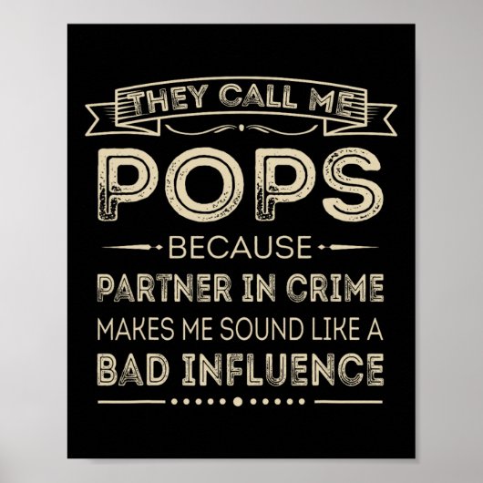 Poster Appelez-Moi Pops Parce Que Partenaire Dans Crime F (Devant)